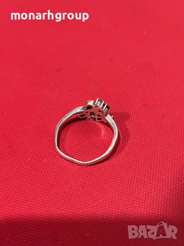 Сребърен пръстен, снимка 4 - Пръстени - 52743381