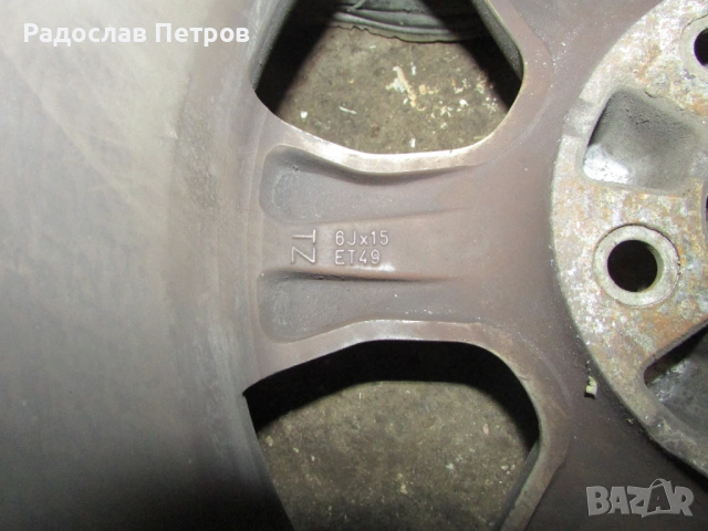 Джанти 5x110 с гуми 195/50/15 Опел, снимка 9 - Гуми и джанти - 53495312