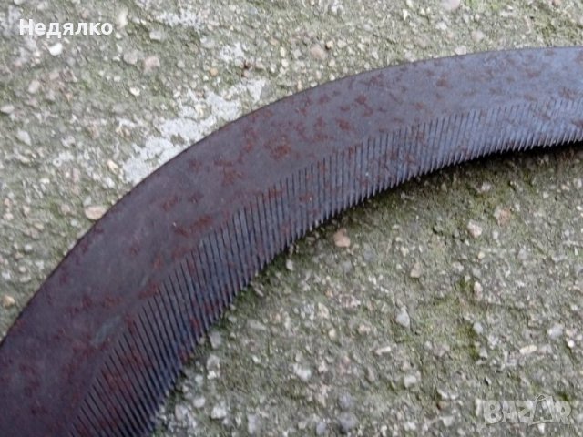 Стар голям сърп,автентичен, маркировки , снимка 6 - Антикварни и старинни предмети - 40227406