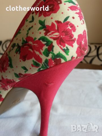 Дамски обувки на цветя с ток New Look, снимка 10 - Дамски обувки на ток - 11694904