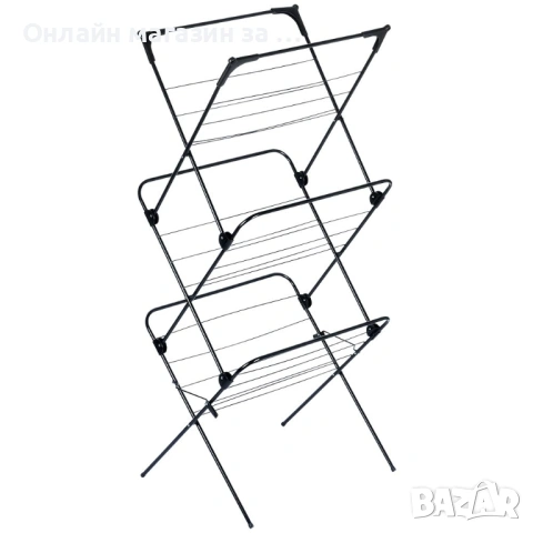 Вертикален сушилник за дрехи на 3 нива_простор за пране 61x58x136 cm 568003, снимка 2 - Сушилници - 53232654
