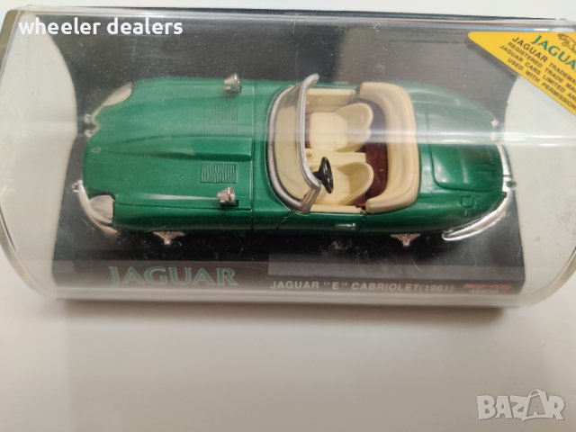 Метална количка Jaguar E Type Cabriolet New Ray 1:43, снимка 4 - Колекции - 38399477