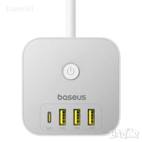 Разклонител Baseus PowerCombo 7 in 1, снимка 2 - Тъч скрийн за телефони - 51455342