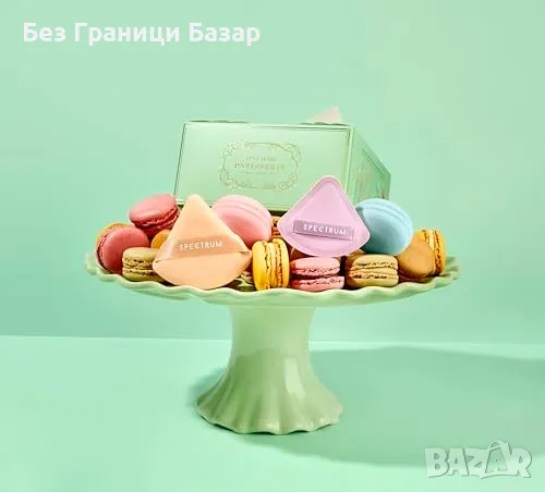 Нови Мини четки и гъбички за грим Комплект от 9 части Spectrum за жени, снимка 8 - Други - 49734474