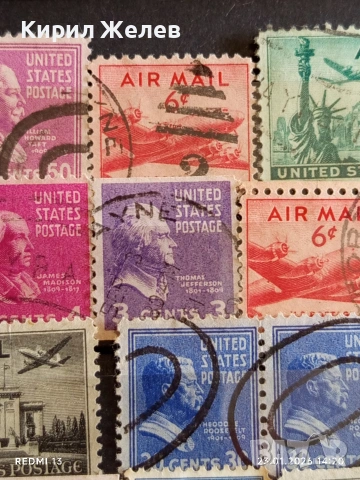 Стари пощенски марки от цял свят смесени АМЕРИКАНСКИ ПРЕЗИДЕНТИ за КОЛЕКЦИЯ ДЕКОРАЦИЯ 51955, снимка 5 - Филателия - 53200856