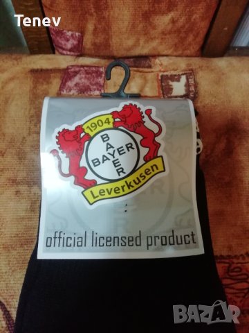 Bayer Leverkusen Jako Нови Оригинални Футболни Чорапи Гети Байер Леверкузен размер 43-46, снимка 4 - Мъжки чорапи - 43886920