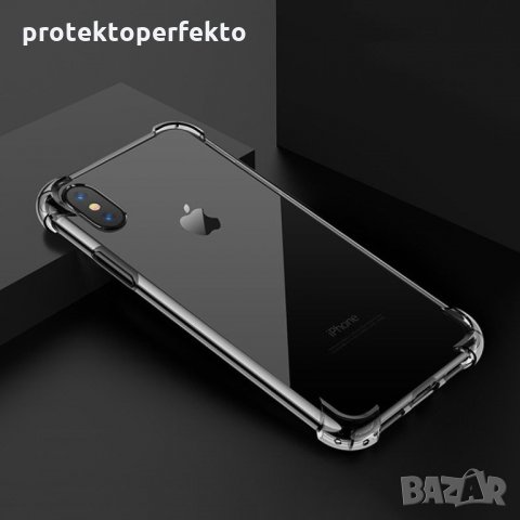 Силиконов ANTI-KNOCK прозрачен кейс iPhone 11, 11 Pro, 11 Pro Max