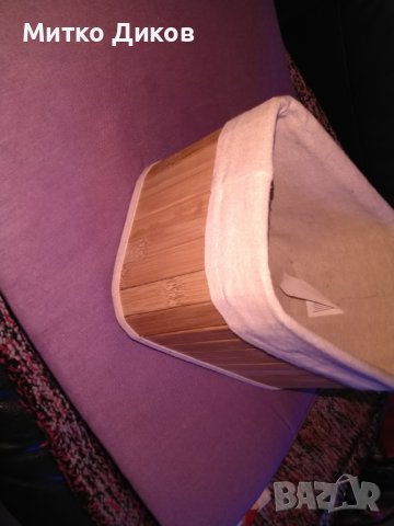 Кутия да принадлежности 210х140х120мм нова от бамбук, снимка 2 - Други стоки за дома - 43976096