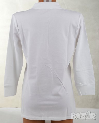 Памучна дамска блуза в бяло Auden Cavill - XL, снимка 3 - Блузи с дълъг ръкав и пуловери - 43085657