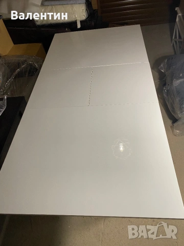 Разтегателна трапезна маса HOMCOM, снимка 6 - Маси - 53261213