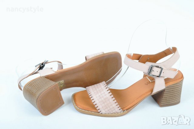 NEW! Дамски сандали от естествена кожа - Два цвята, снимка 5 - Сандали - 37041559