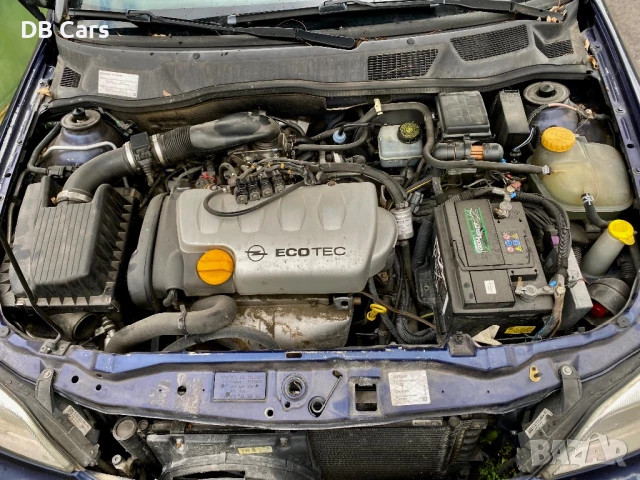 Opel Astra G 1,8i Мотор Радиатор Кутия Фар Стоп Стъкло Калник Врата Броня Салон Компресор Стартер 