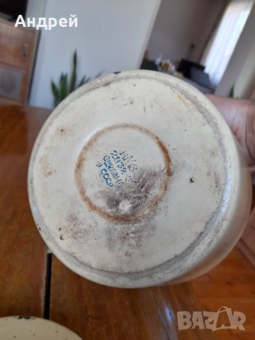 Стар емайлиран чайник #41, снимка 6 - Антикварни и старинни предмети - 37665083