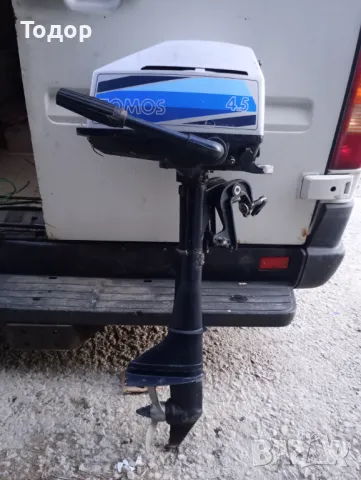 Продавам извънбордов двигател Tomos 4.5HP въздушно охлаждане, внос от Италия