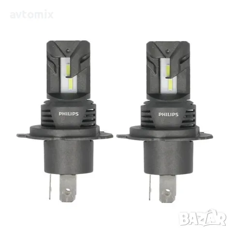 LED крушки предни фарове автомобил H4, Philips Ultinon Access 2500, 12V 20W, снимка 2 - Аксесоари и консумативи - 49706731