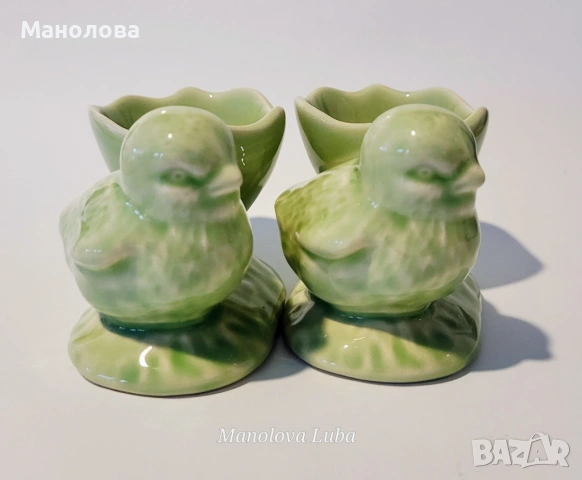 Две винтидж порцеланови чашки/коктиери/ за яйца , снимка 4 - Сервизи - 53123694