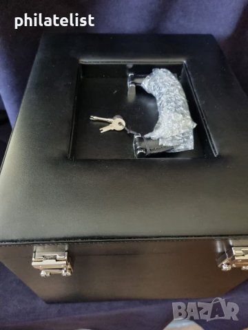 Leuchtturm - CARGO MB 10 Луксозен кожен куфар от естествена кожа за 10 MB кутии, снимка 7 - Нумизматика и бонистика - 37827989