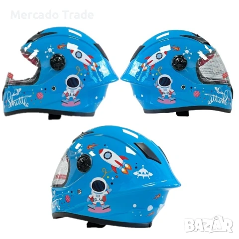 Детска каска Mercado Trade, S и M, Жълт, Розов, Син и Червен, снимка 4 - Аксесоари и консумативи - 50593123
