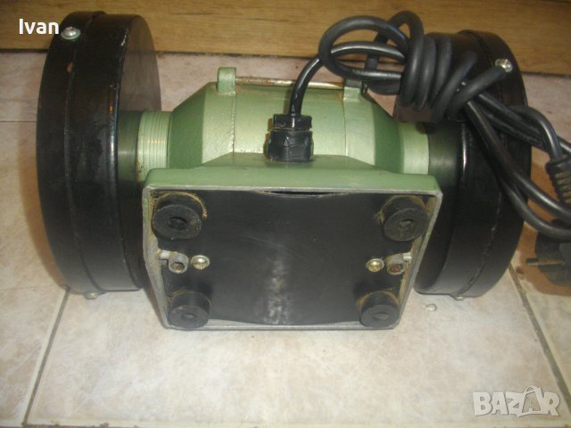 300 Вата-ф150мм-6,5 кг-Малък Професионален Холандски Шмиргел-Старо Качество 1995г-ОТЛИЧЕН-Нискошумов, снимка 9 - Други инструменти - 43098652