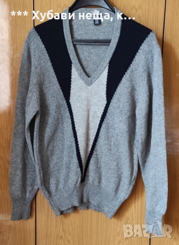 👌👌👌Мъжки пуловери - винен, сив и бял, тениски👌👌👌ИзГоДнО, снимка 3 - Пуловери - 34535846