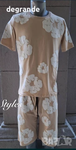 Мъжки комплект със силиконови мотиви , снимка 2 - Спортни дрехи, екипи - 51322490