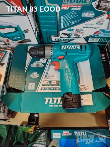 Акумулаторен винтоверт TOTAL, 12 V, 1 x 1.5 Ah, USB-C, 20 Nm, снимка 3 - Винтоверти - 52612586