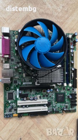 Дънна платка Inteл Desktop Board DG41TY,Процесор Intel Core2 Quad Processor  Q6600,Памет 2x2GB DDR2 в Дънни платки в гр. Пловдив - ID40721348 — Bazar.bg