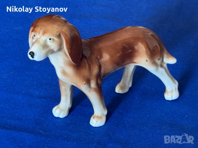 Фигурка на порцеланово куче Биигъл (Гонче)