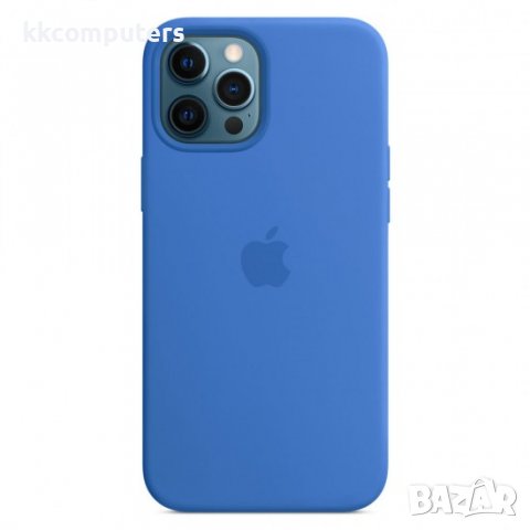 Силиконов кейс Silicone Case за Apple, За iPhone 11 (6.1), Син, снимка 1 - Калъфи, кейсове - 37815420