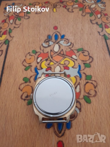 Мъжки часовник Луч позлатен, снимка 3 - Мъжки - 53495614