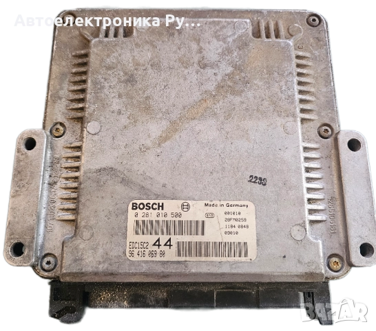 компютър Peugeot 206 (1998-2009г.) 0281010500 / 0 281 010 500 / EDC15C2 / 9641606980