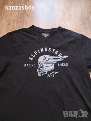 alpinestars - страхотна мъжка тениска КАТО НОВА L, снимка 2 - Тениски - 50774914