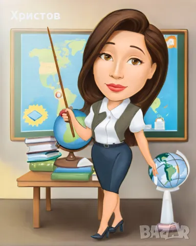 Карикатура портрет, снимка 9 - Картини - 47869093