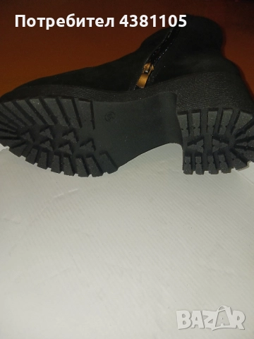 Боти от естествена кожа, снимка 4 - Дамски боти - 52056357