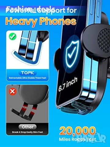 Нова Поставка за мобилен телефон за автомобил кола универсална стойка, снимка 7 - Селфи стикове, аксесоари - 40588765