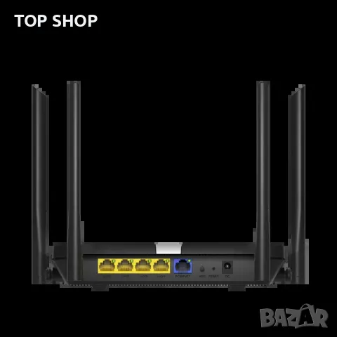 AX1800 Gigabit Mesh Wi-Fi 6 рутер, снимка 2 - Рутери - 48758648