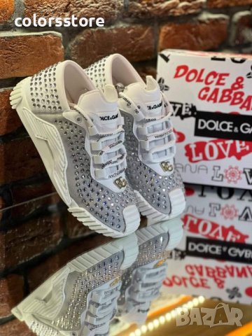 Бели маратонки  Dolce&Gabbana  код VL-23Y3, снимка 2 - Маратонки - 32449844