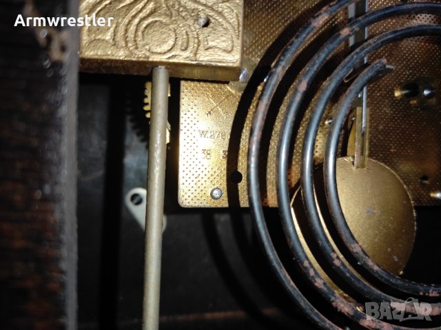 Стар Немски Настолен Механичен Часовник , снимка 8 - Антикварни и старинни предмети - 43514665