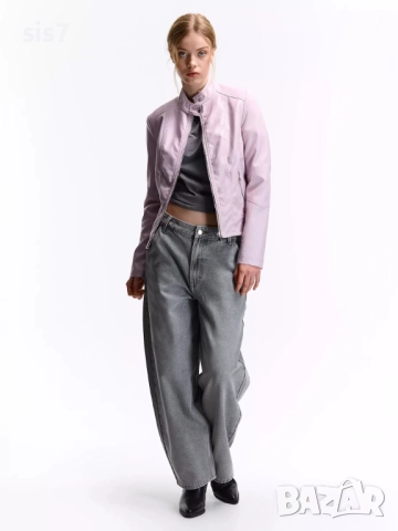 дамско кожено яке, снимка 2 - Якета - 51838108