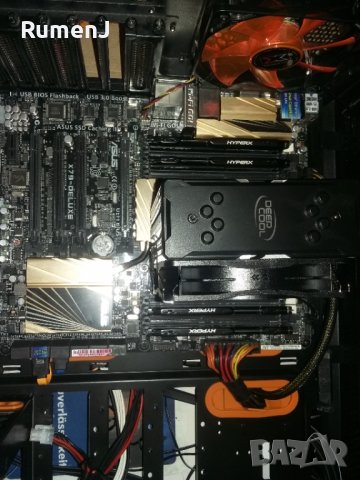Продавам компютър ASUS X79 Deluxe, 4ядрен i7-3820,16GB RAM, Sapphire R9 290Tri-X, SSD 250GB+1TB HDD, снимка 15 - Геймърски - 36721636