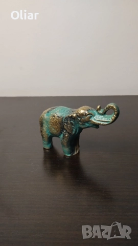 Много красива и различна статуетка на слон от бронз. , снимка 2 - Статуетки - 52180225
