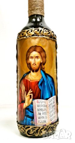Авторски бутилки с икона или Дървото на живота, снимка 17 - Икони - 38470161