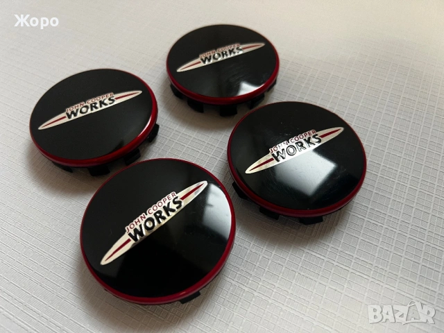 Оригинални BMW / MINI John Cooper Works капачки за джанти – комплект 4 бр. JCW / Mini Cooper / мини, снимка 2 - Аксесоари и консумативи - 53484161