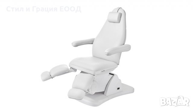 Стол за педикюр Cubo (5 мотора) 190 х 57/82 х 62/121см - бял-тъмно сив, снимка 2 - Педикюр и маникюр - 28271396