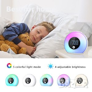 Музикален Bluetooth LED часовник - изгрев залез SG1, снимка 9 - Други - 43946749