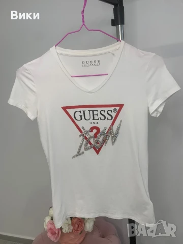 Тениска Guess, размер S, снимка 5 - Тениски - 50449607