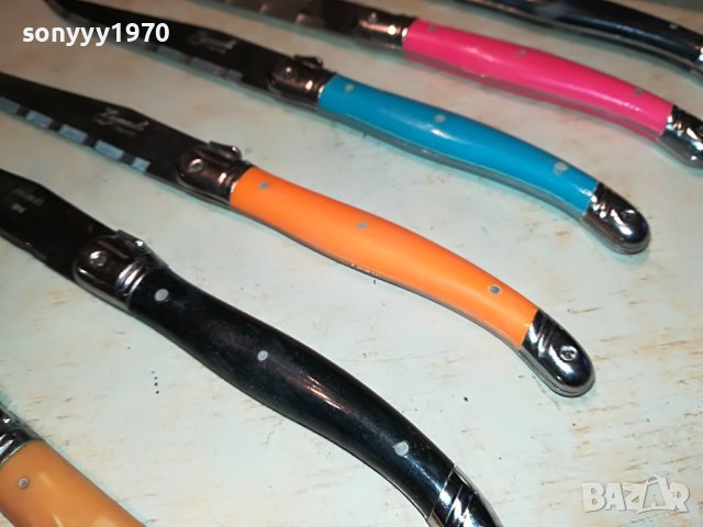 LOU LAGUIOLE FRANCE X6 COLOR KNIVES 1011220851, снимка 8 - Колекции - 38621235