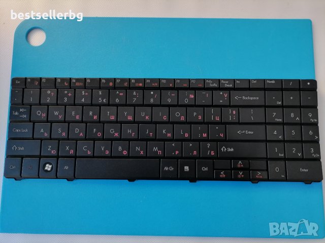  Клавиатура за GATEWAY EC54 EC58 Black Кирилизирана, снимка 1 - Части за лаптопи - 39986558