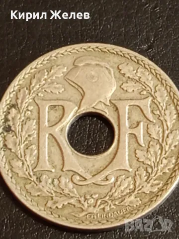 Стара монета 25 сантима 1921г. Република Франция за КОЛЕКЦИЯ 15059, снимка 4 - Нумизматика и бонистика - 49074060