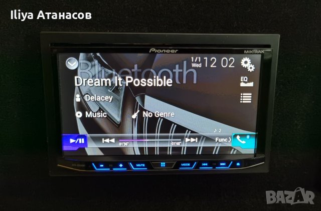 Pioneer AVH 8600 Bt DVD CD USB HDMI , снимка 1 - Аудиосистеми - 40328169